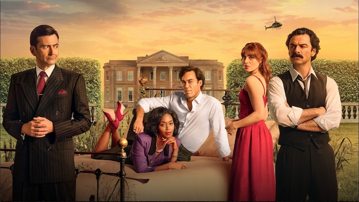 Viel Spannung in „Rivals“ dank Tennant, Williams, Hassell, Maclean und Turner (v.li.).
