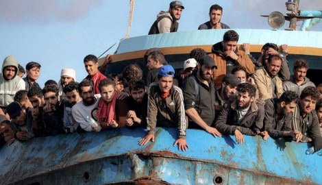 Vier Mittelmeerstaaten fürchten, dass bald viele Flüchtlinge aus Nahost kommen werden. ...