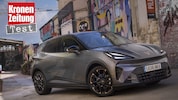 Der Elektro-Stadtflitzer Cupra Raval in seiner Heimat Barcelona.