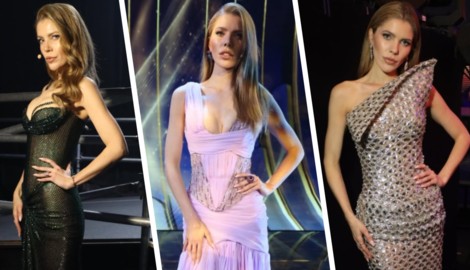 Victoria Swarovski glänzte beim Song-Contest-Finale nicht nur mit Charme, sondern auch mit ...