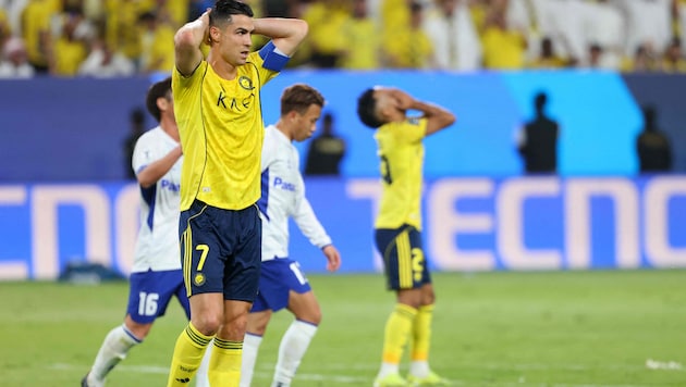 Cristiano Ronaldo muss die nächste Enttäuschung hinnehmen.
