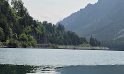 Auf der Planseestraße (im Hintergrund) ereignete sich der Unfall (Archivbild).