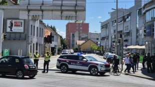Die Polizei ist bereits vor Ort.