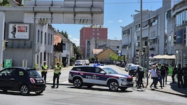 Die Polizei ist bereits vor Ort.
