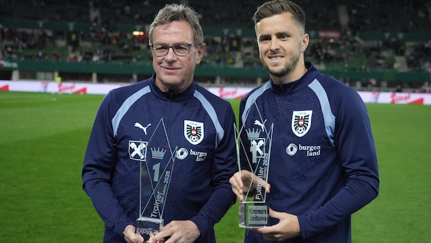 Baumgartner, „Krone“-Fußballer des Jahres, ist bei Rangnick gesetzt.