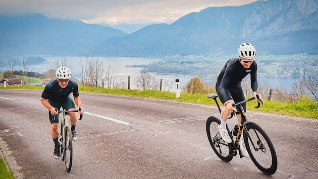 Die Region Mondsee ist ein Paradies für Rennradfahrer und das Revier der 1OF1-Fahrräder.