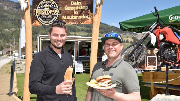 Foodtruck-Betreiber: Bernhard Graggaber (links) und Robert Wieland