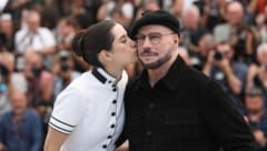 John Travolta mit seiner Tochter Ella Bleu Travolta am Samstag bei einem Fototermin für seinen ...