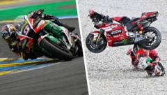 Johann Zarco sorgte mit seinem Sturz für bange Momente.