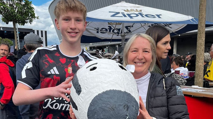 Samuel und Elisabeth Leitner aus Gallneukirchen: „Vor sieben Jahren hat der Bub das Zebra ...