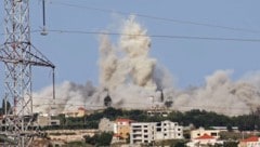 Israels Armee hat am Sonntag wieder den Südlibanon angegriffen.