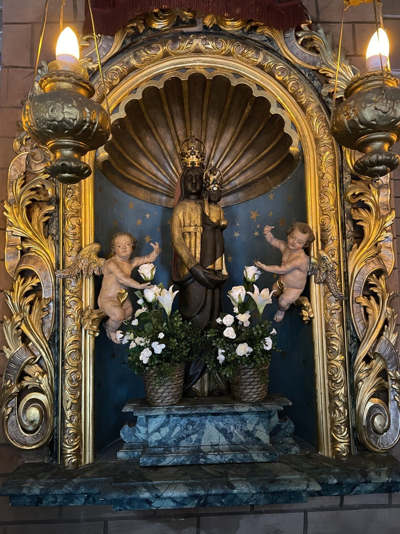 Schwarze Madonna in Maria Loretto in Klagenfurt.