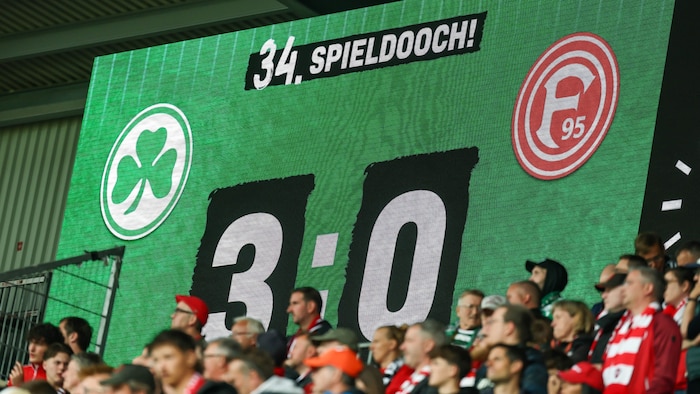 Greuther Fürth fertige Düsseldorf mit 3:0 ab.