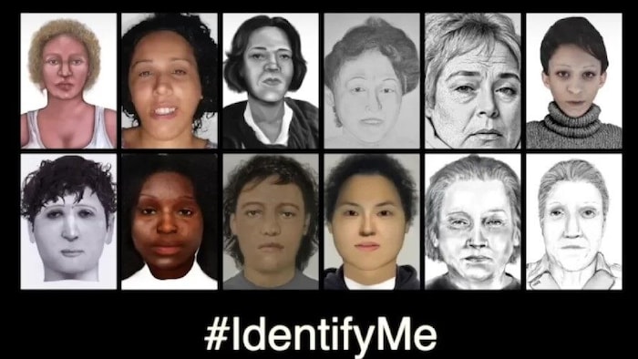 Insgesamt 46 Frauenschicksale gehören zur Kampagne „Identify Me“. Neun Fälle kommen aus ...