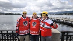 Österreichs Fans sind stimmgewaltig. 