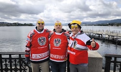 Österreichs Fans sind stimmgewaltig. 