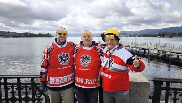 Österreichs Fans sind stimmgewaltig.