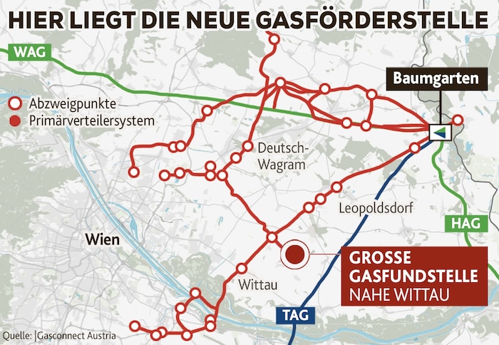 Der Quell des „Gas-Goldes“ des Marchfelds liegt nahe Wittau.
