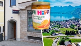 Auf der Inspektion in St. Gilgen wird der verdächtige Ex-Hipp-Manager stundenlang einvernommen.