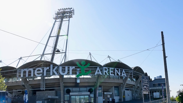 Das Stadion Graz-Liebenau wird zur Baustelle.