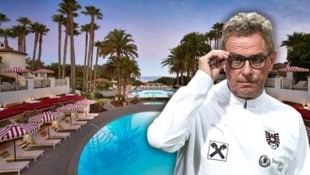 Ralf Rangnick war persönlich vor Ort, um sich das WM-Quartier anzusehen.