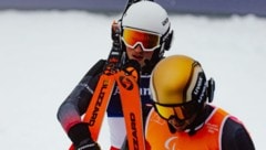 Johannes Aigner und sein Guide Nico Haberl gehen getrennte Wege