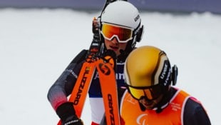 Johannes Aigner und sein Guide Nico Haberl gehen getrennte Wege