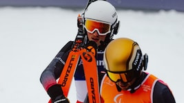 Johannes Aigner und sein Guide Nico Haberl gehen getrennte Wege