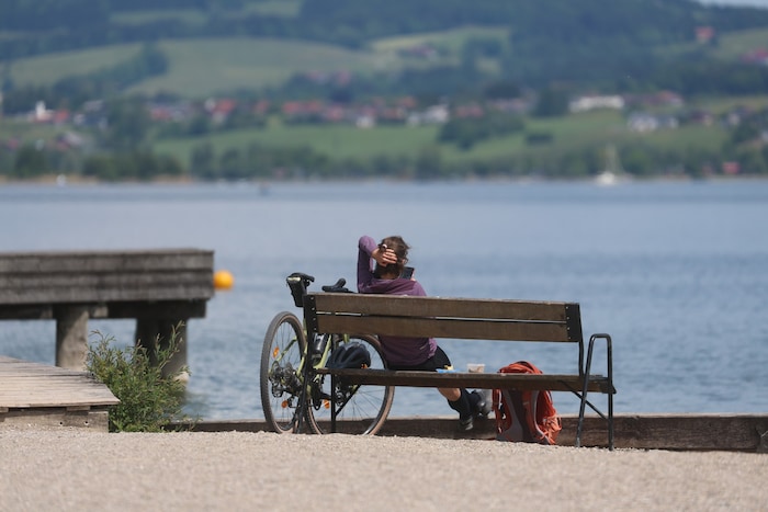 Bei Radlausflügen ist derzeit noch eine Jacke notwendig. Das wird sich Ende der Woche ändern.