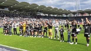 Wer geht, wer kommt? Hinter der Sturm-Mannschaft stehen viele Fragezeichen .