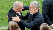 Sie machten den LASK zum Meister: Siegmund Gruber (links) und Dietmar Kühbauer