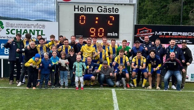 Gutenberg jubelte in Schönegg über ein 2:0.