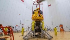 Der Satellit hob Dienstagfrüh an Bord einer Vega-C-Rakete vom europäischen Weltraumbahnhof in ...