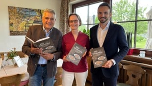 Gerhard Mock, Helga Steger und Johannes Moser (v.l.n.r.) vom Regionalmanagement Mittelkärnten. 