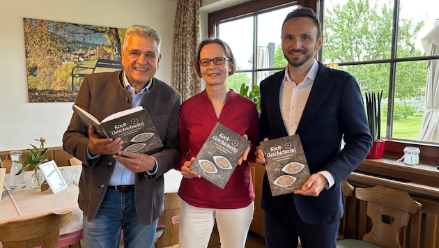 Gerhard Mock, Helga Steger und Johannes Moser (v.l.n.r.) vom Regionalmanagement Mittelkärnten.