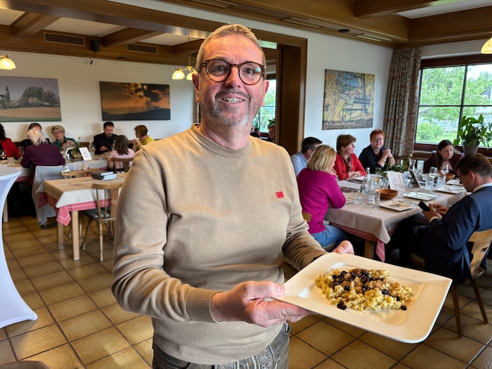 Gasthof Raunig-Chef Heimo Juritsch kredenzte kulinarische Köstlichkeiten.
