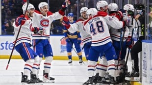 Die Montreal Canadiens jubeln.