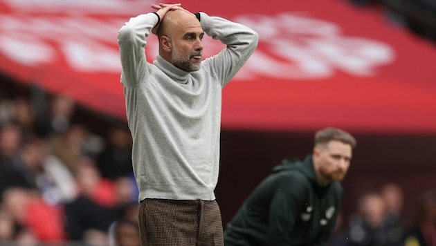 Pep Guardiola steht kurz vor dem Rücktritt in Manchester.