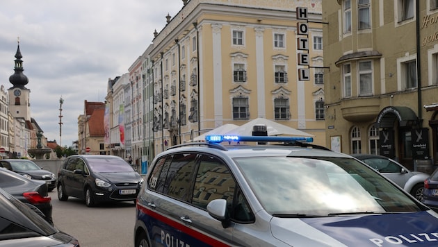Der Polizeieinsatz am Welser Stadtplatz