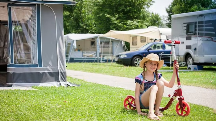 Auch die Kinder haben am Campingplatz Spaß.