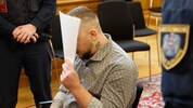 Krisztian P. beim Geschworenenprozess in Salzburg. Er wurde mittlerweile rechtskräftig wegen ...