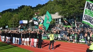 In Schwaz sicherte sich der FC Wacker am Sonntag den Aufstieg in die 2. Liga.