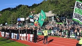 In Schwaz sicherte sich der FC Wacker am Sonntag den Aufstieg in die 2. Liga.