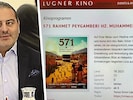 Leo Lugner (FPÖ) beim Fastenbrechen einer Türkisch-Islamischen Vereinigung im Jahr 2025. Im Kino ...