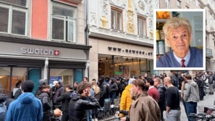 Hunderte Menschen stellten sich am Samstag an, Temmel schlug zwei Tage später zu.