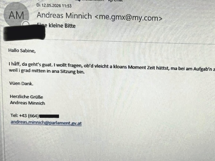 Dialekt, Originalnamen, ein paar Fehler einbauen zur Ablenkung – die Cyberkriminalität hat ...
