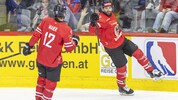 Österreich (Maier und Kapitän Schneider) trifft bei der Eishockey-WM in der Schweiz am Mittwoch ...