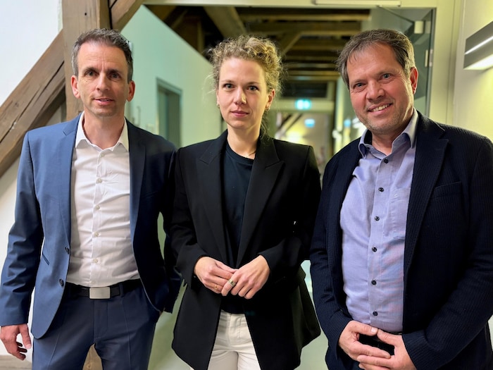Harald Schuh, Johanna Jachs und Rainer Widmann (v. li.) wollen keine Groß-Moschee in Freistadt.
