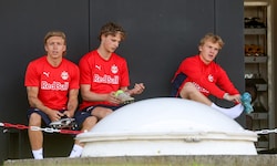 Mads Bidstrup, Maurits Kjaergaard und Frans Krätzig (von links).