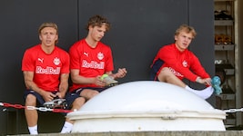 Mads Bidstrup, Maurits Kjaergaard und Frans Krätzig (von links).